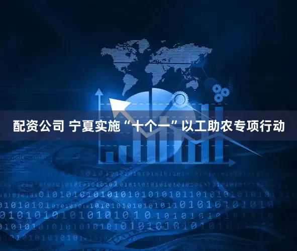 配资公司 宁夏实施“十个一”以工助农专项行动