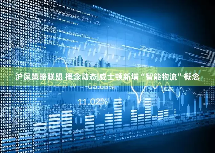 沪深策略联盟 概念动态|威士顿新增“智能物流”概念